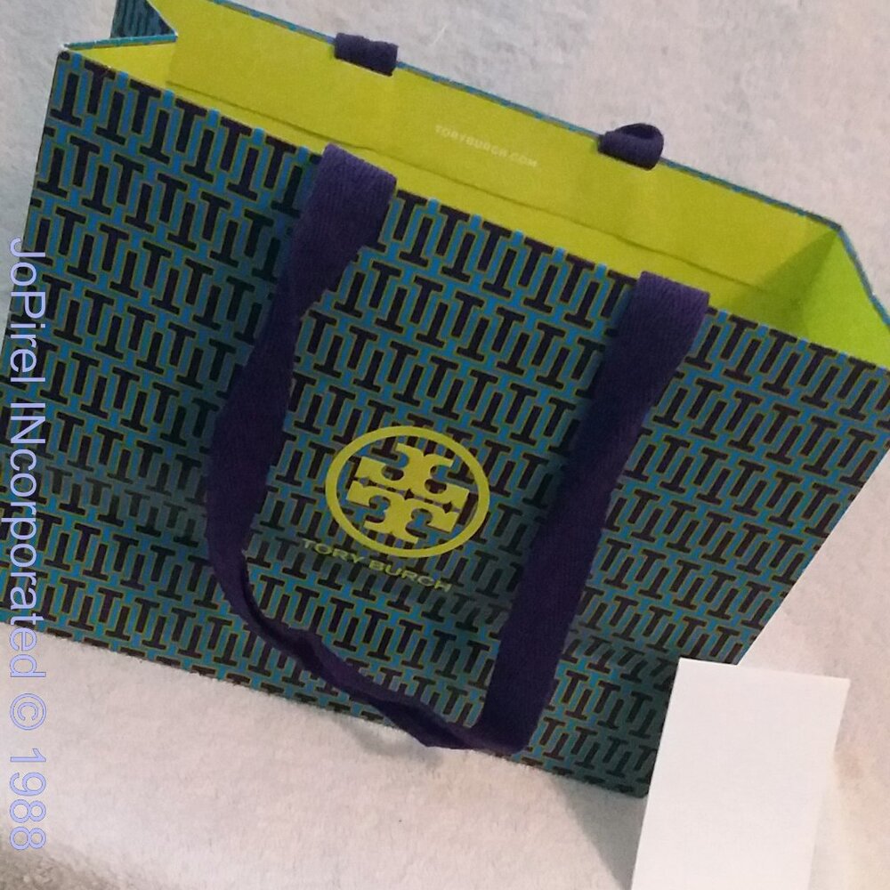 Tory Burch Designer Empty Shopping Bag sm